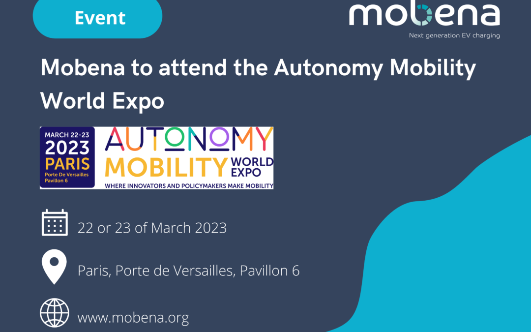 Meet us at the Autonomy Mobility World Expo !