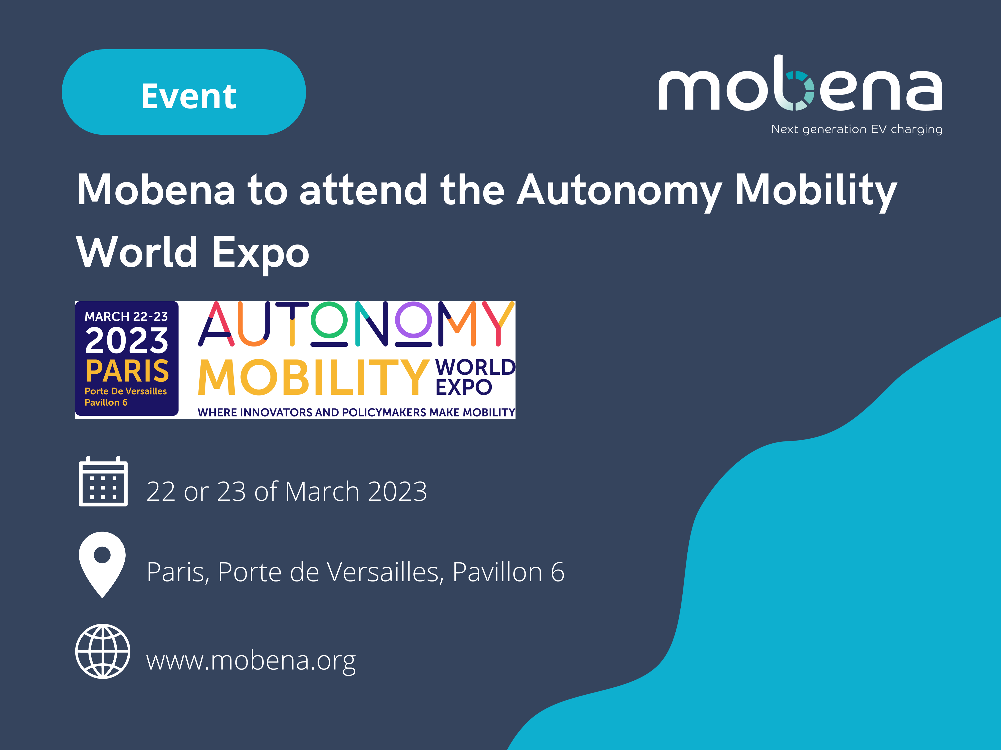 Meet us at the Autonomy Mobility World Expo !