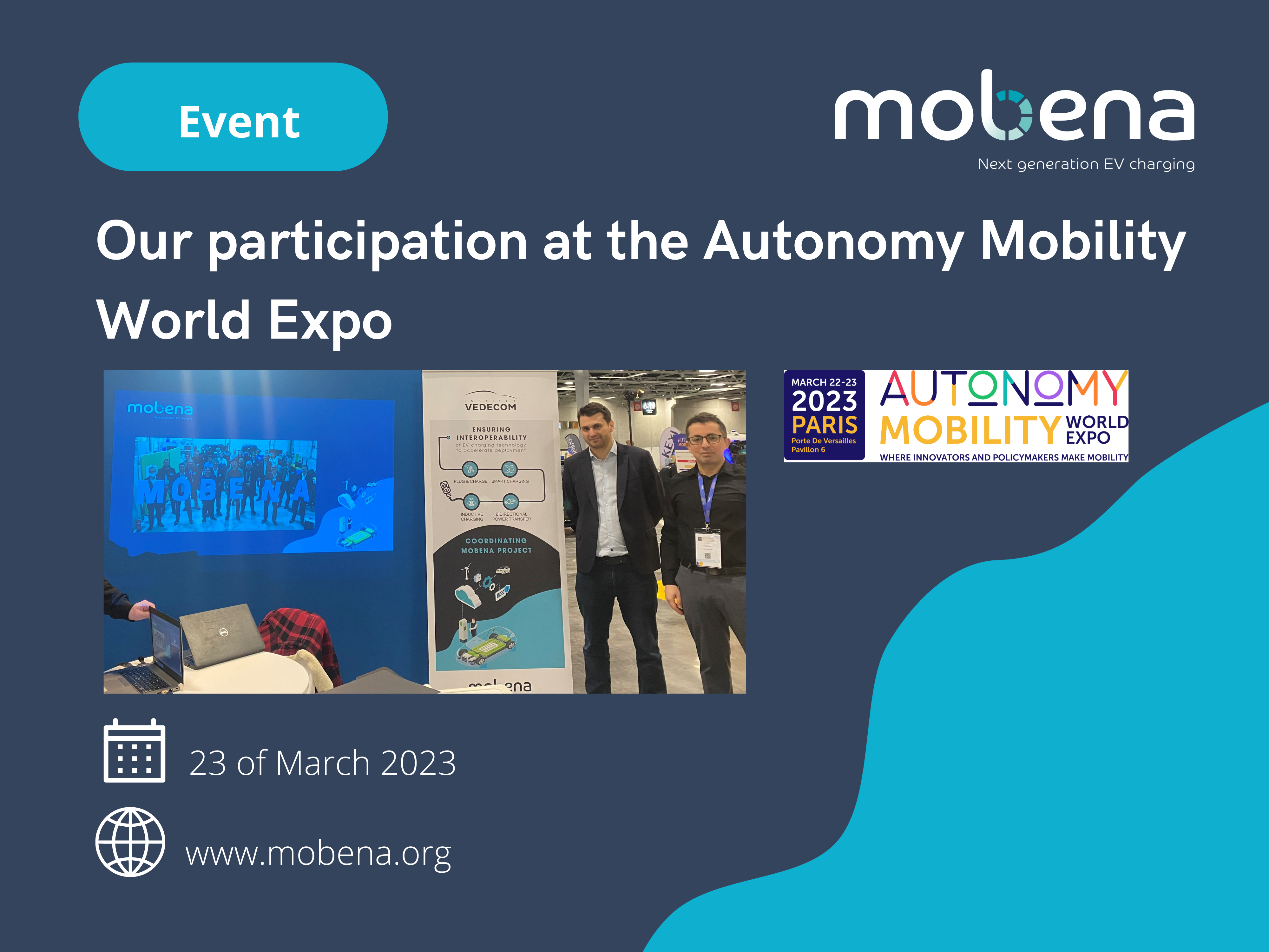 Our participation at the Autonomy Mobility World Expo